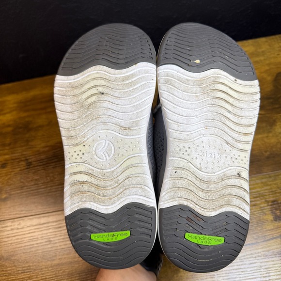 Kizik Womens Gray Sneakers HandsFree Labs Slip‎ On Shoes Size 7 Casual - Picture 7 of 8